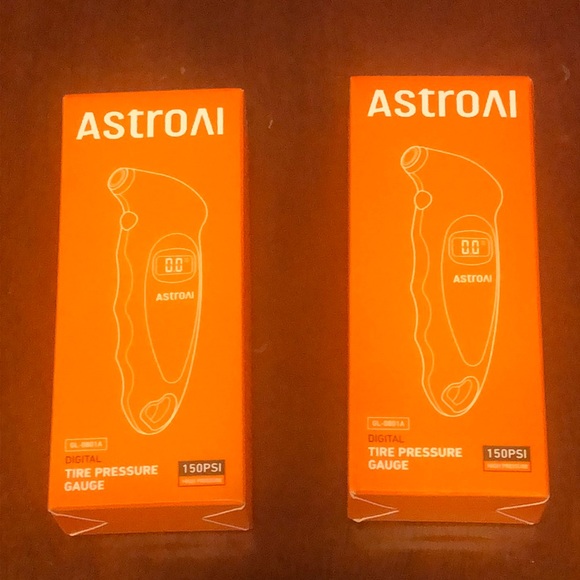 New Pack of 2 AstroAI Digital Tire Pressure Gauge 150 PSI for Car Truck Bicycle - Picture 4 of 7